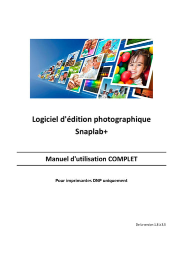 Snaplab+ Manuel Utilisateur FR - Complet