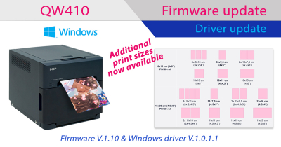 QW410 firmware and Windows driver updates